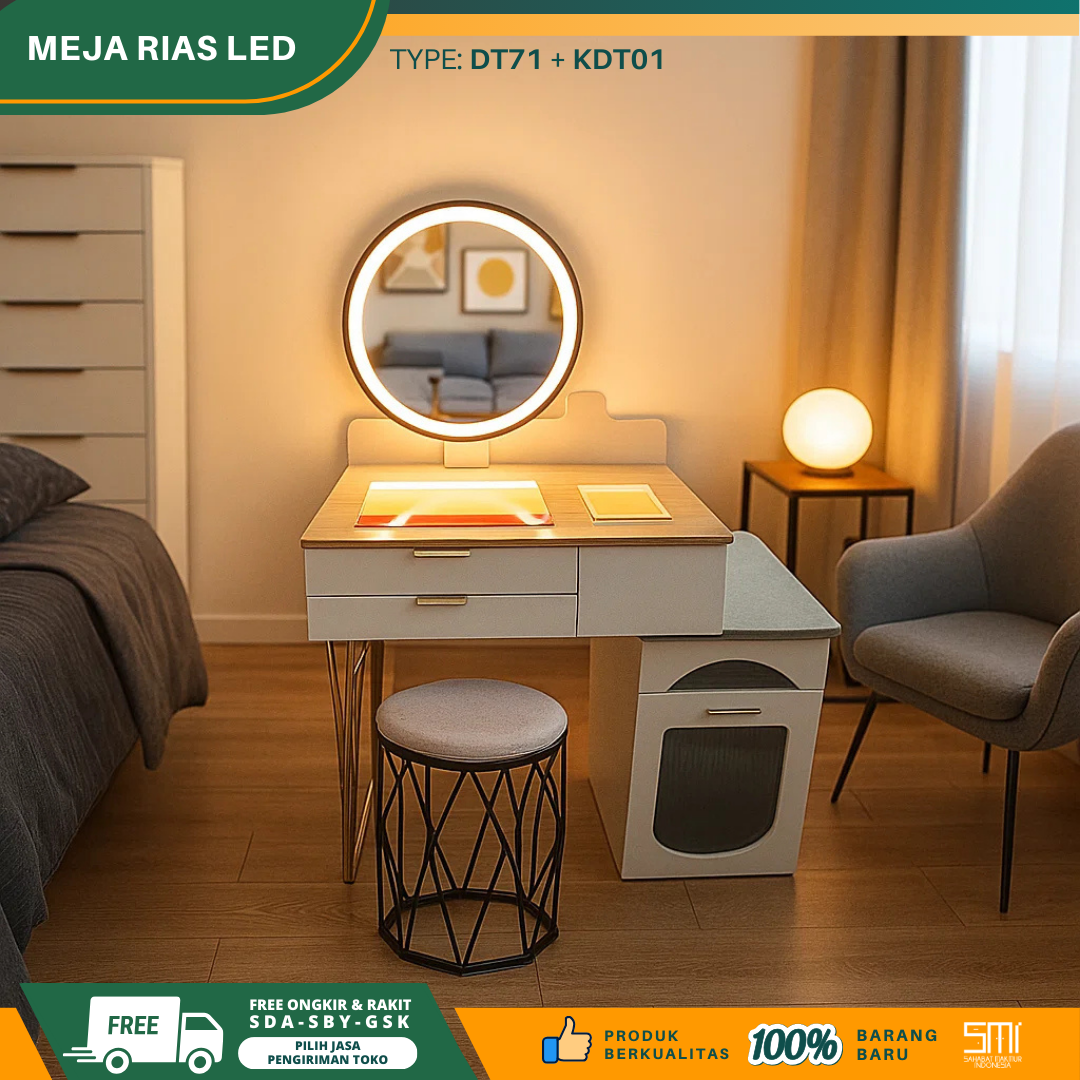 Meja Rias LED