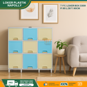 Rak Sepatu Plastik Napolly